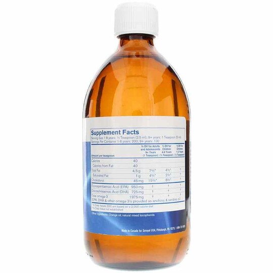 Finest Pure Fish Oil Liquid, PHX